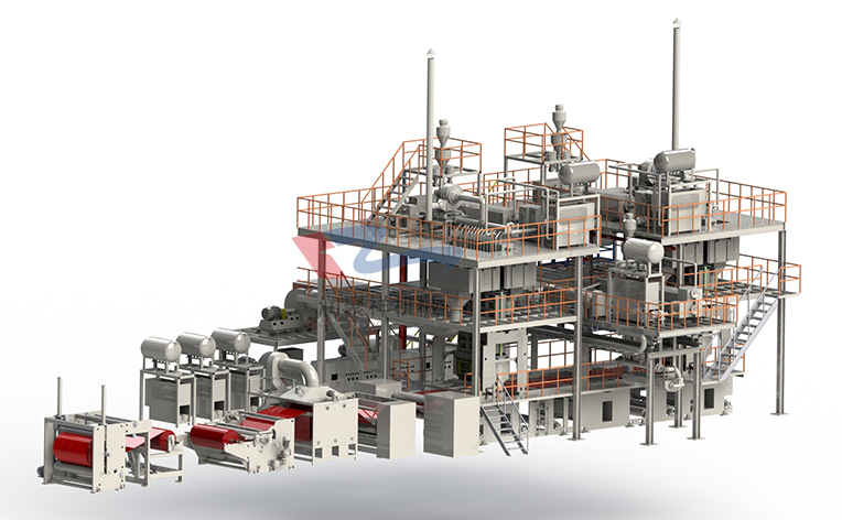 SMS紡熔非織造布生產(chǎn)線，SMS紡熔非織造布生產(chǎn)線應用，SMS紡熔非織造布生產(chǎn)線發(fā)展趨勢 